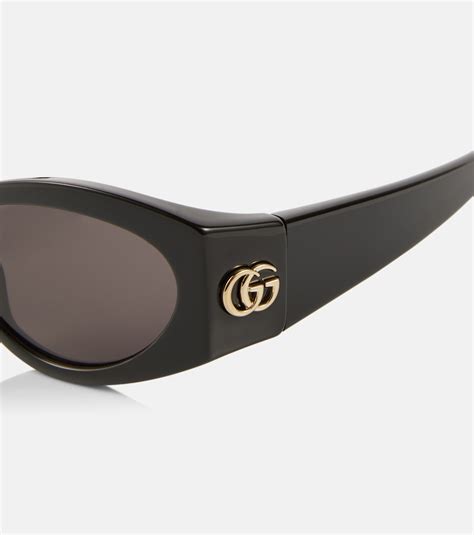 gucci sunglasses qvc|Gucci ladies oval sunglasses black.